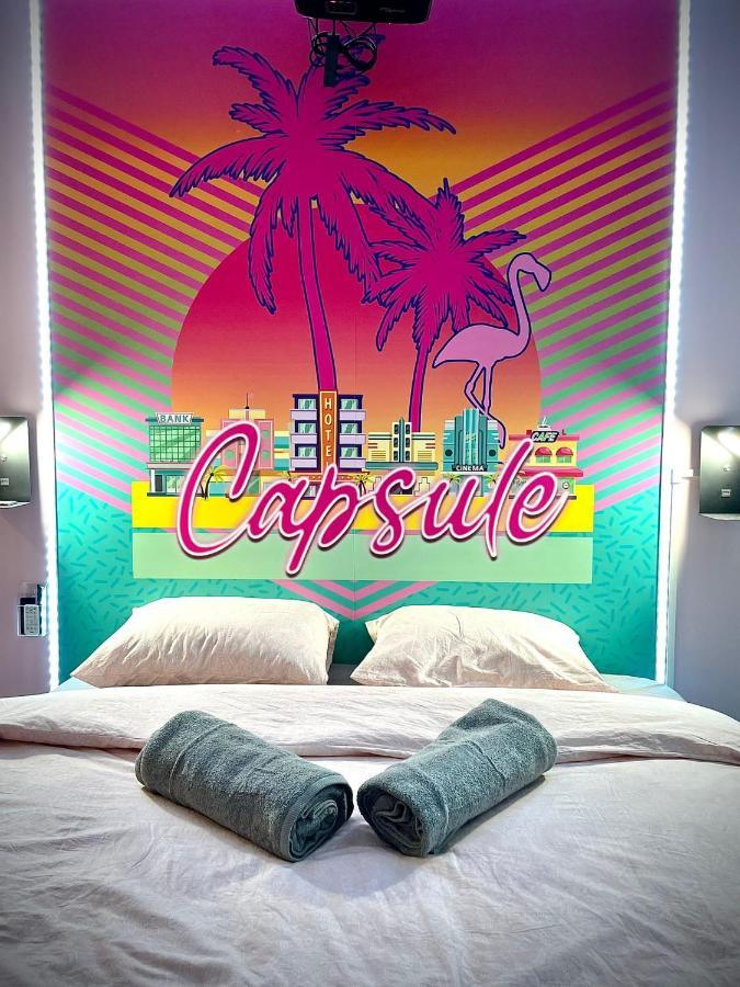 Capsule Miami Vice - Jacuzzi - Billard - Ecran Cinema & Netflix - Ping-Pong - Nintendo & Jeux- Liévin Zewnętrze zdjęcie